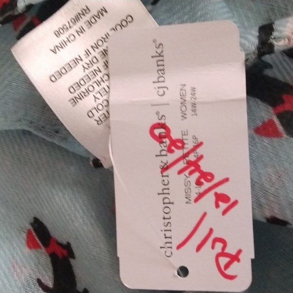 NWT Christopher & Banks Holiday Scarf!  Cute terrier theme! - Picture 6 of 7